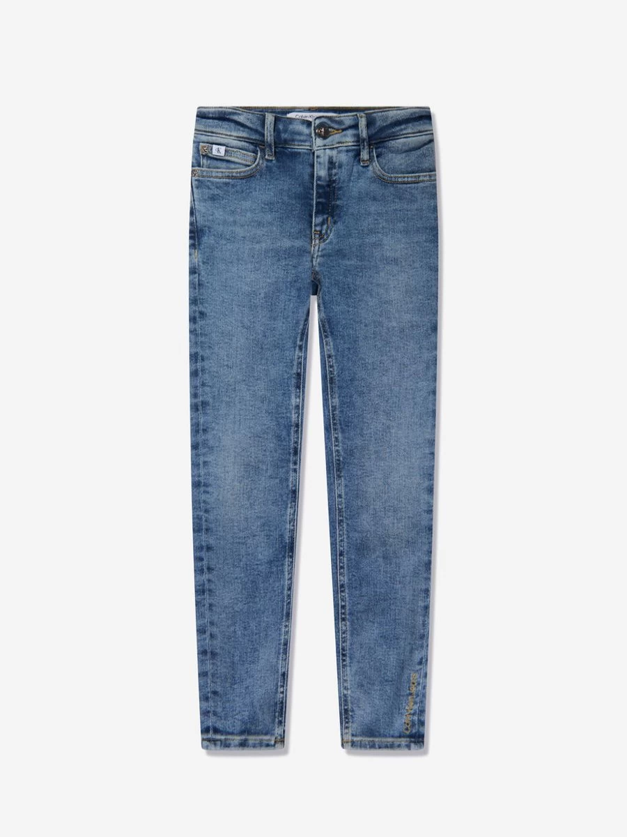 Calvin Klein Jeans Girls Blue Mr Skinny Jeans for Kids