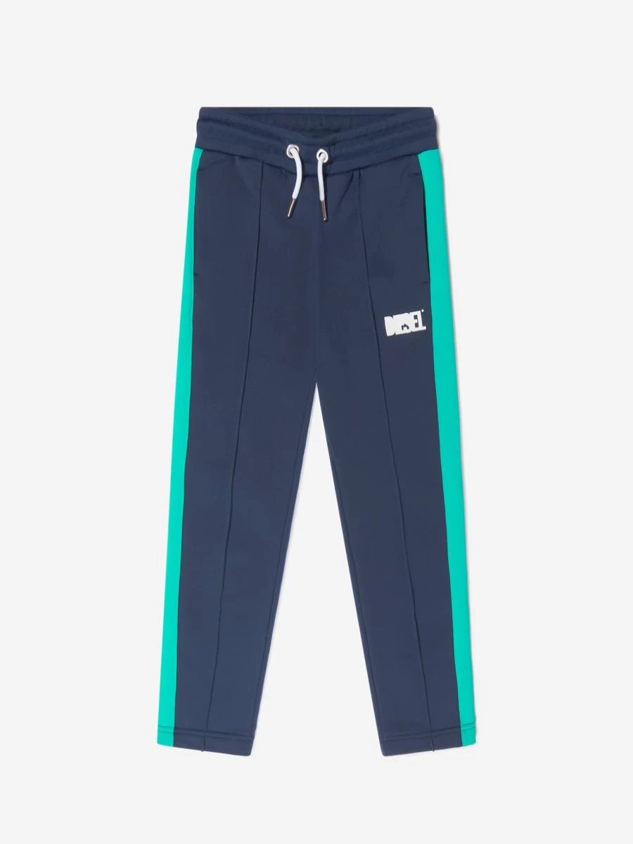 Diesel Boys' Logo Embroidered Track Pants - Sporty Joggers with Branded Design