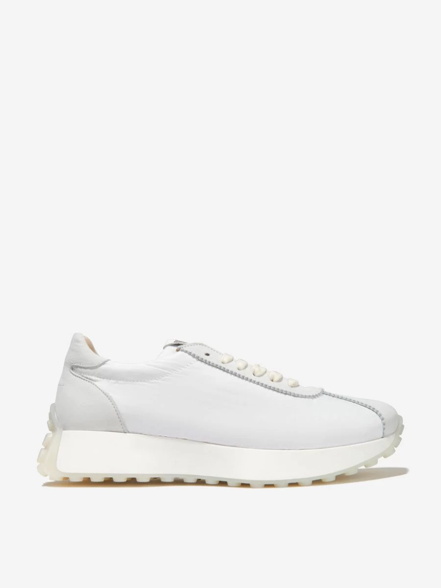 MM6 Maison Margiela Girls Leather Lace-Up Sneakers Fashion Trainers