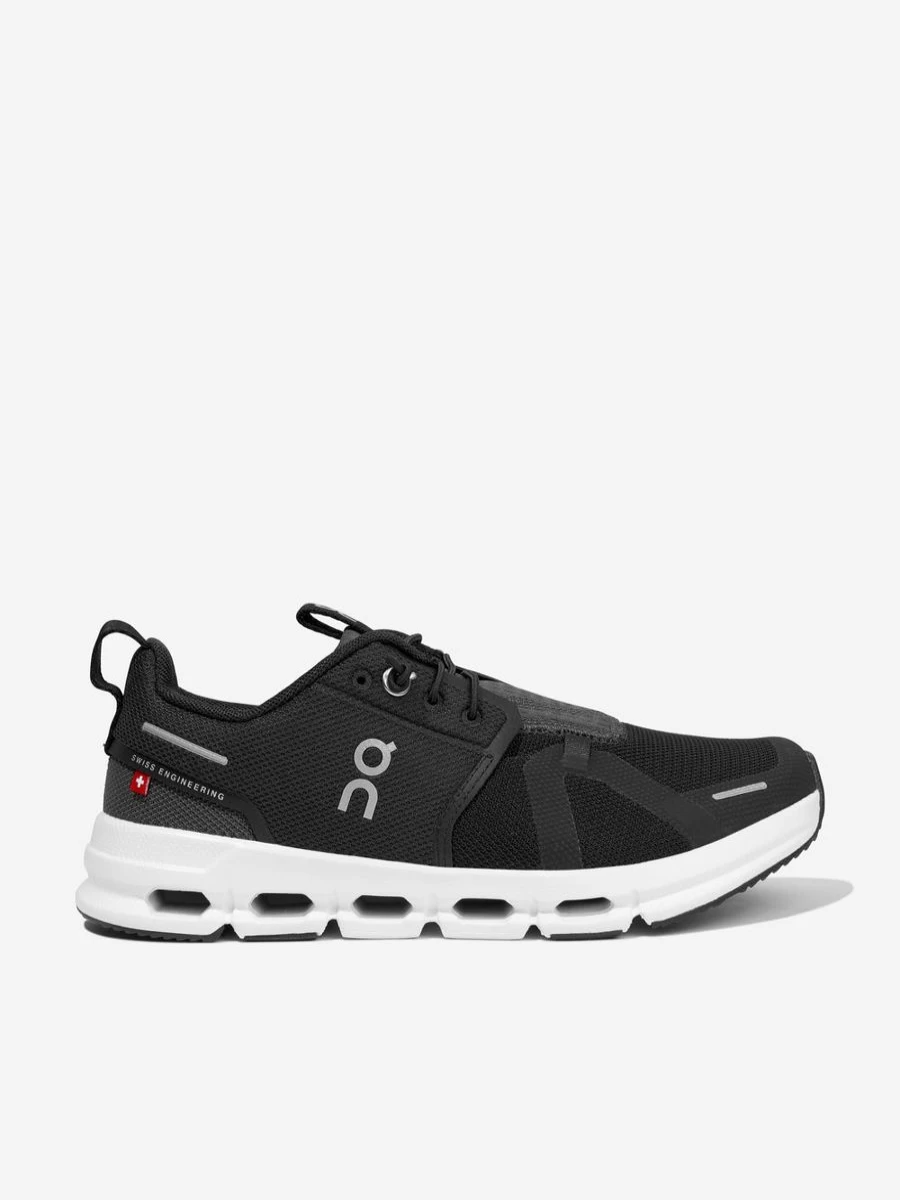 On Running Boys' Cloud Sky Trainers - Black Kids Running Shoes