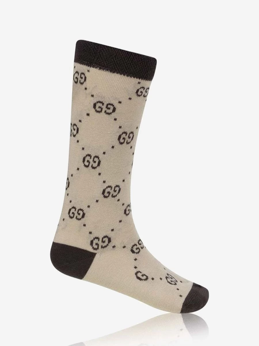 Gucci Kids Boys GG Logo Socks - Luxury Designer Children's Socks by Childsplay Clothing