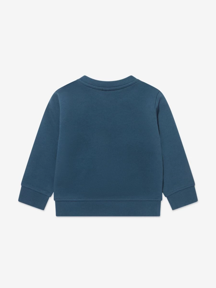 Stella McCartney Kids Baby Boys Navy Monster Logo Sweatshirt - Cute & Comfortable Pullover
