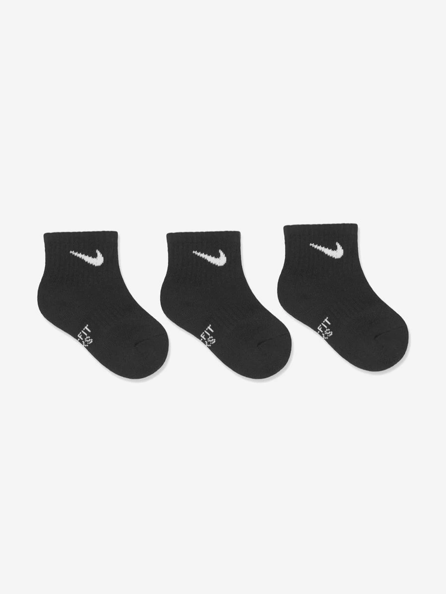 Nike Boys' Black Performance Athletic Socks Multi-Pack