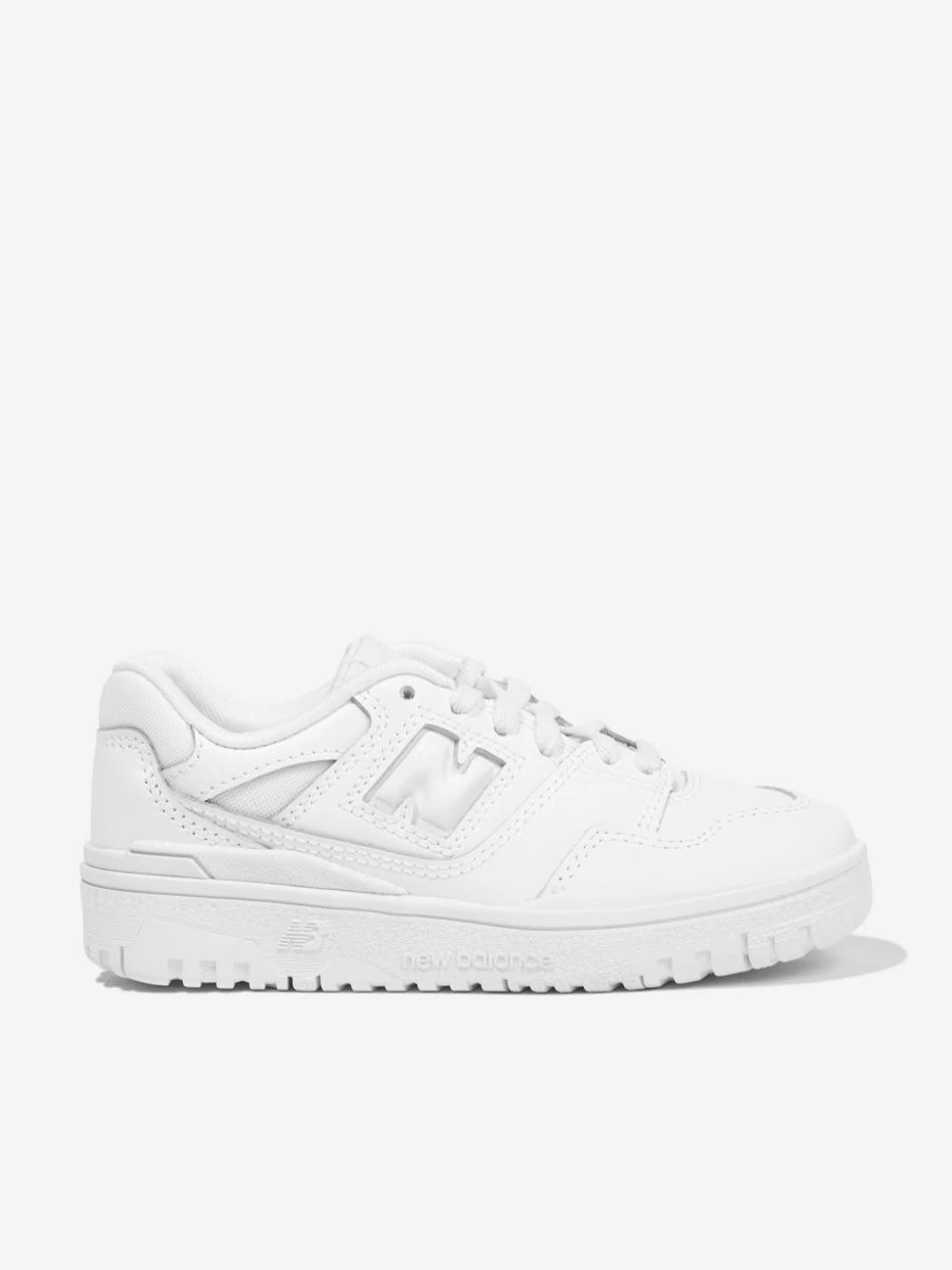 New Balance Kids 550 White Sneakers for Boys - Classic Athletic Trainers