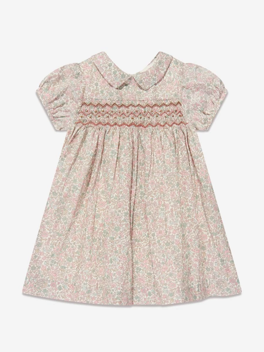 Bonpoint Baby Girls Pink Joyeuse Smocked Dress