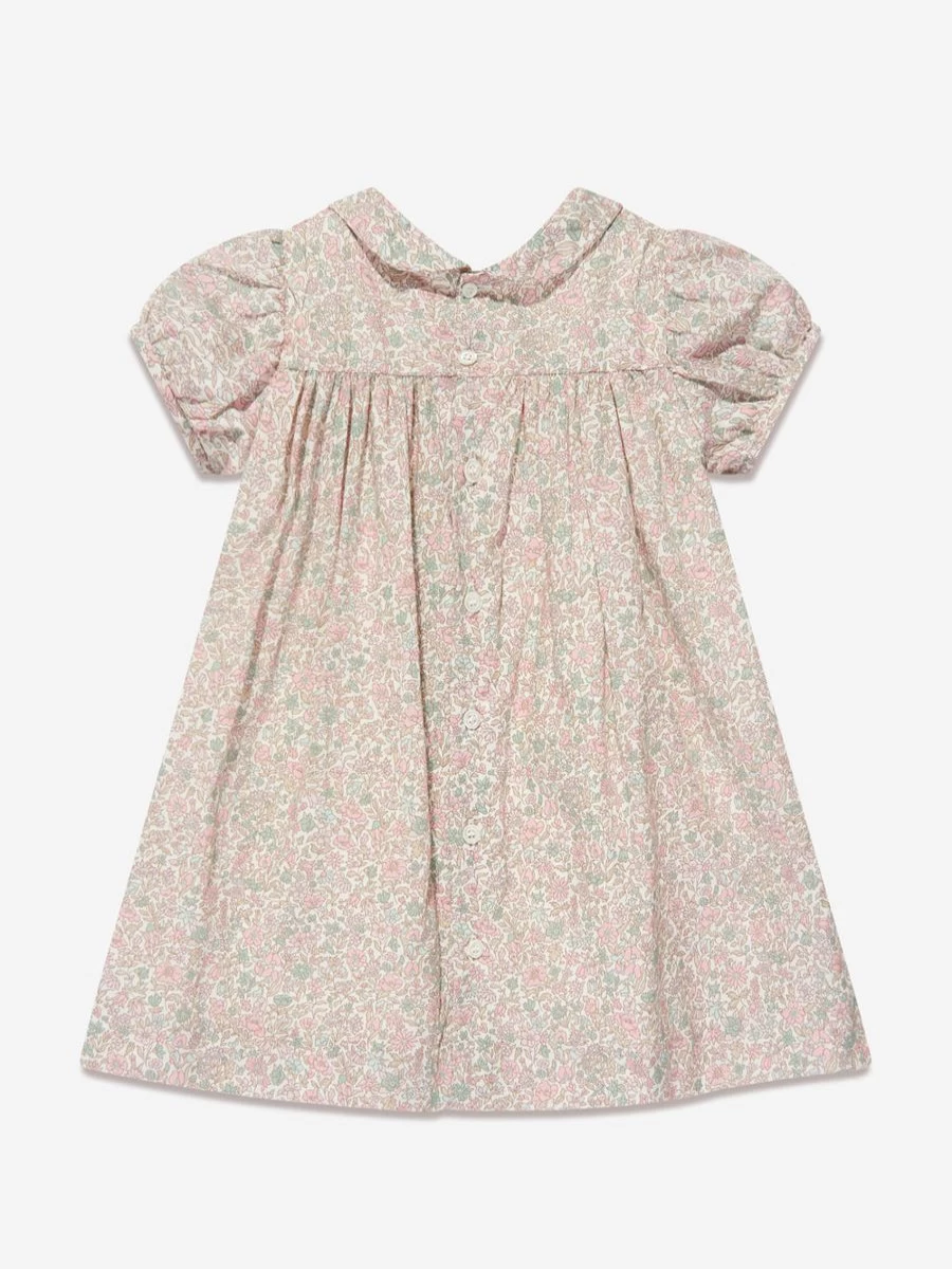 Bonpoint Baby Girls Pink Joyeuse Smocked Dress