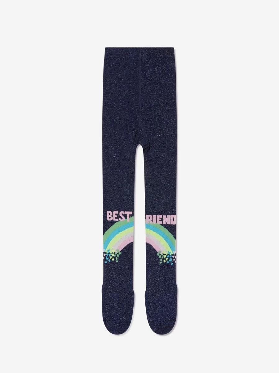 "Billieblush Navy Girls Best Friend Tights for Comfort & Style"