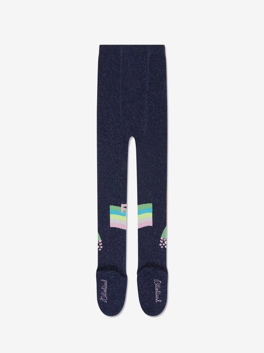 "Billieblush Navy Girls Best Friend Tights for Comfort & Style"
