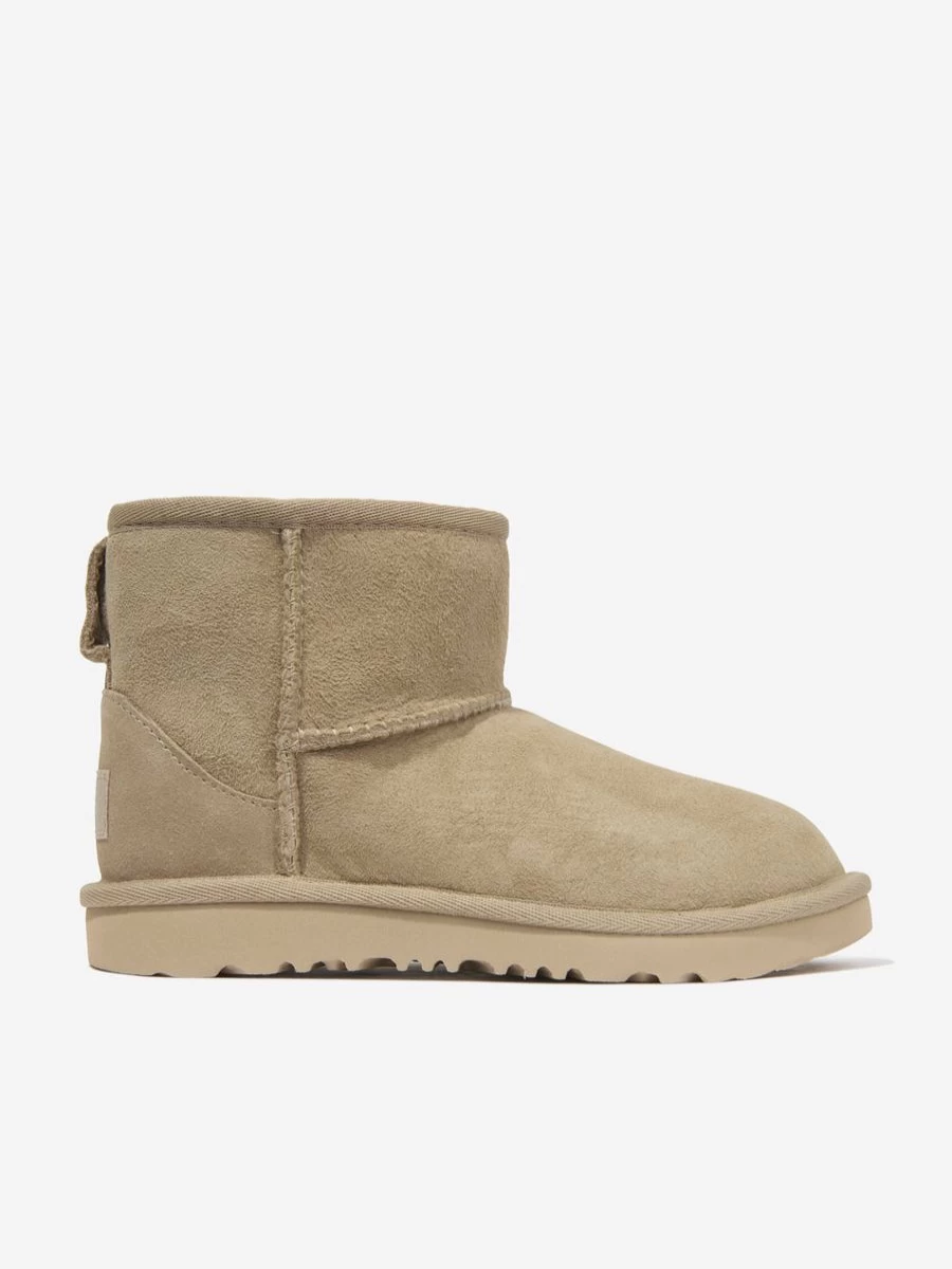 UGG Girls' Classic Mini II Boots in Beige - Kids' Winter Snow Boots