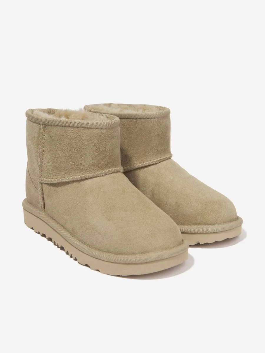 UGG Girls' Classic Mini II Boots in Beige - Kids' Winter Snow Boots