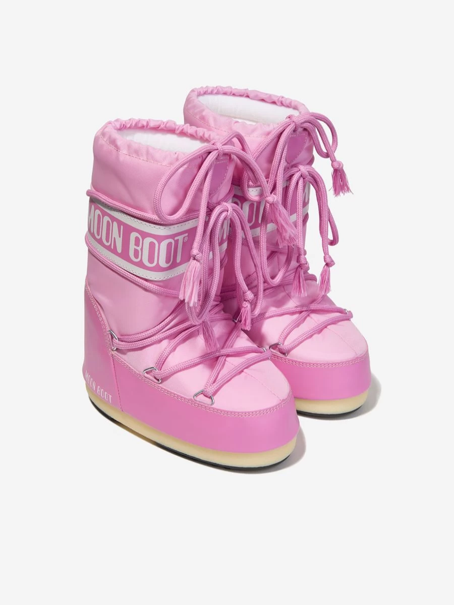 Moon Boot Girls' Icon Winter Snow Boots | Waterproof & Warm | Childsplay Clothing Collection