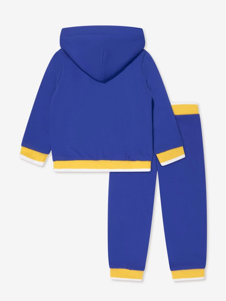 Moschino Kids Baby Boys Blue Teddy Logo Tracksuit