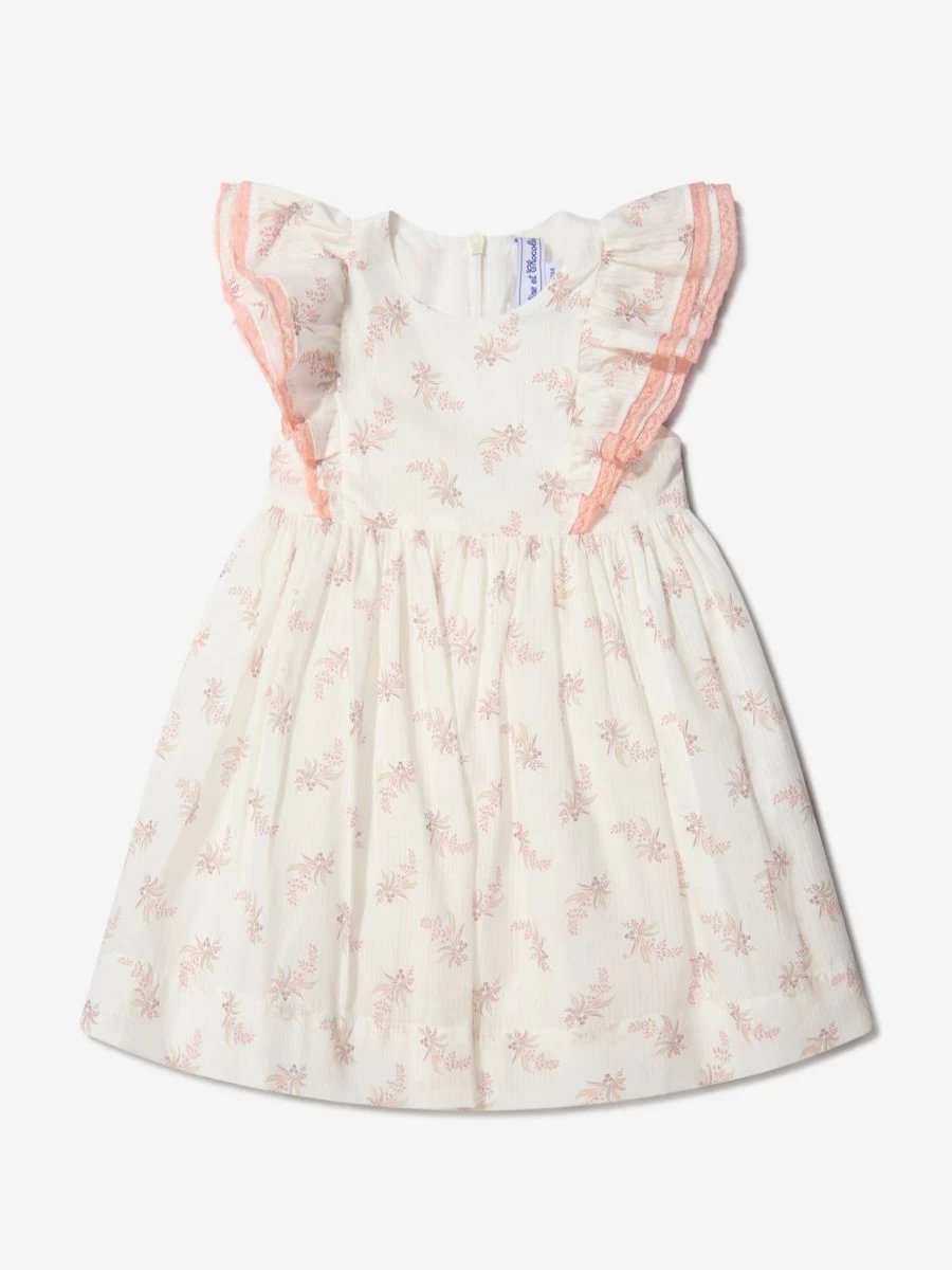 Tartine Et Chocolat Girls Floral Print Cotton Dress - Elegant & Comfortable Summer Outfit