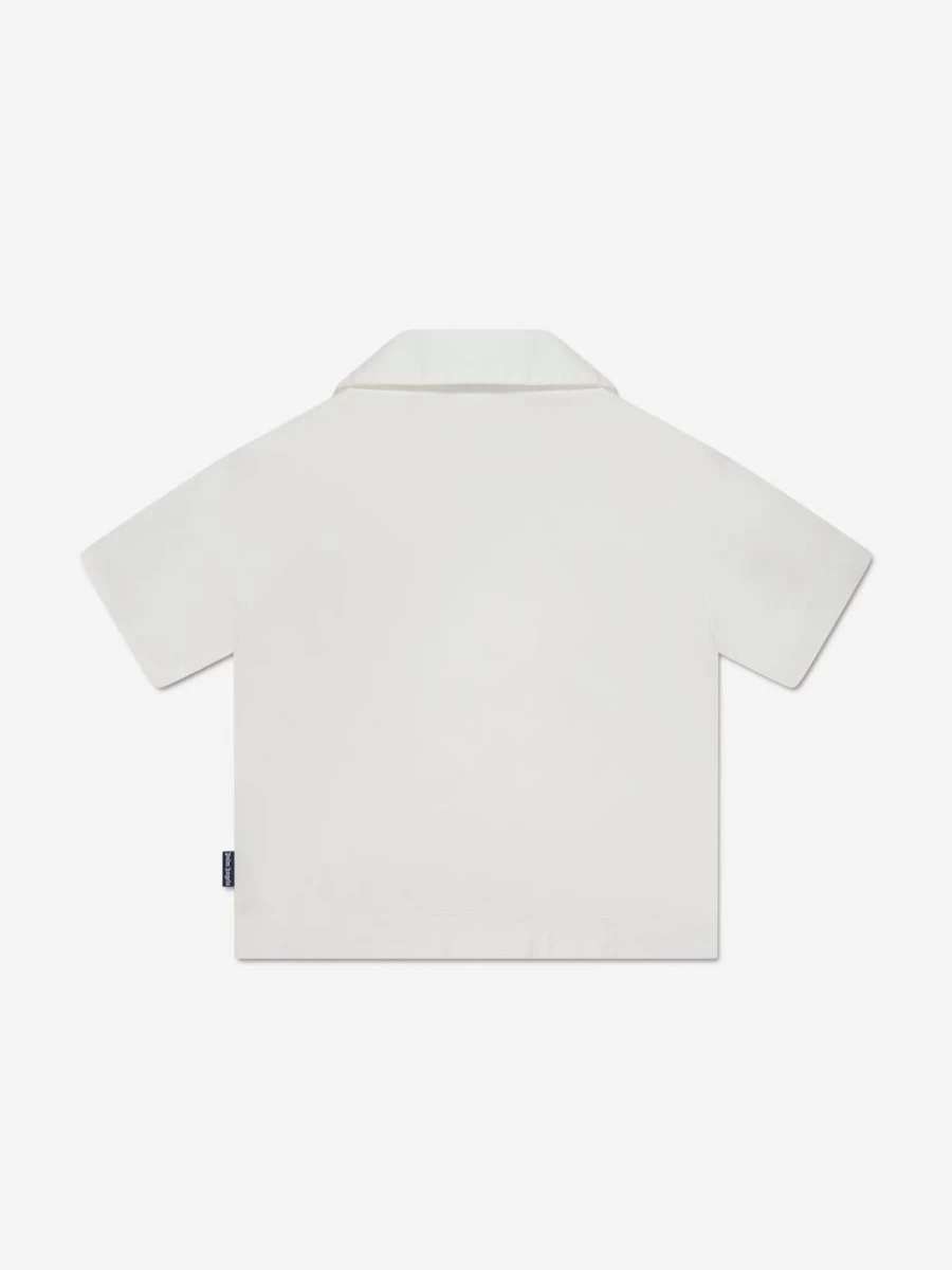 Palm Angels Boys White Neon Palms Short Sleeve T-Shirt