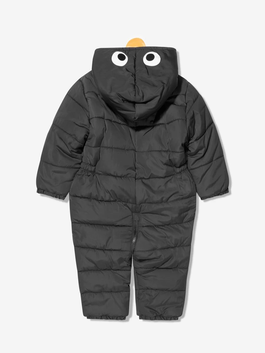 Stella McCartney Kids Boys' Black Baby Penguin Snowsuit - Winter Warm Waterproof Outerwear