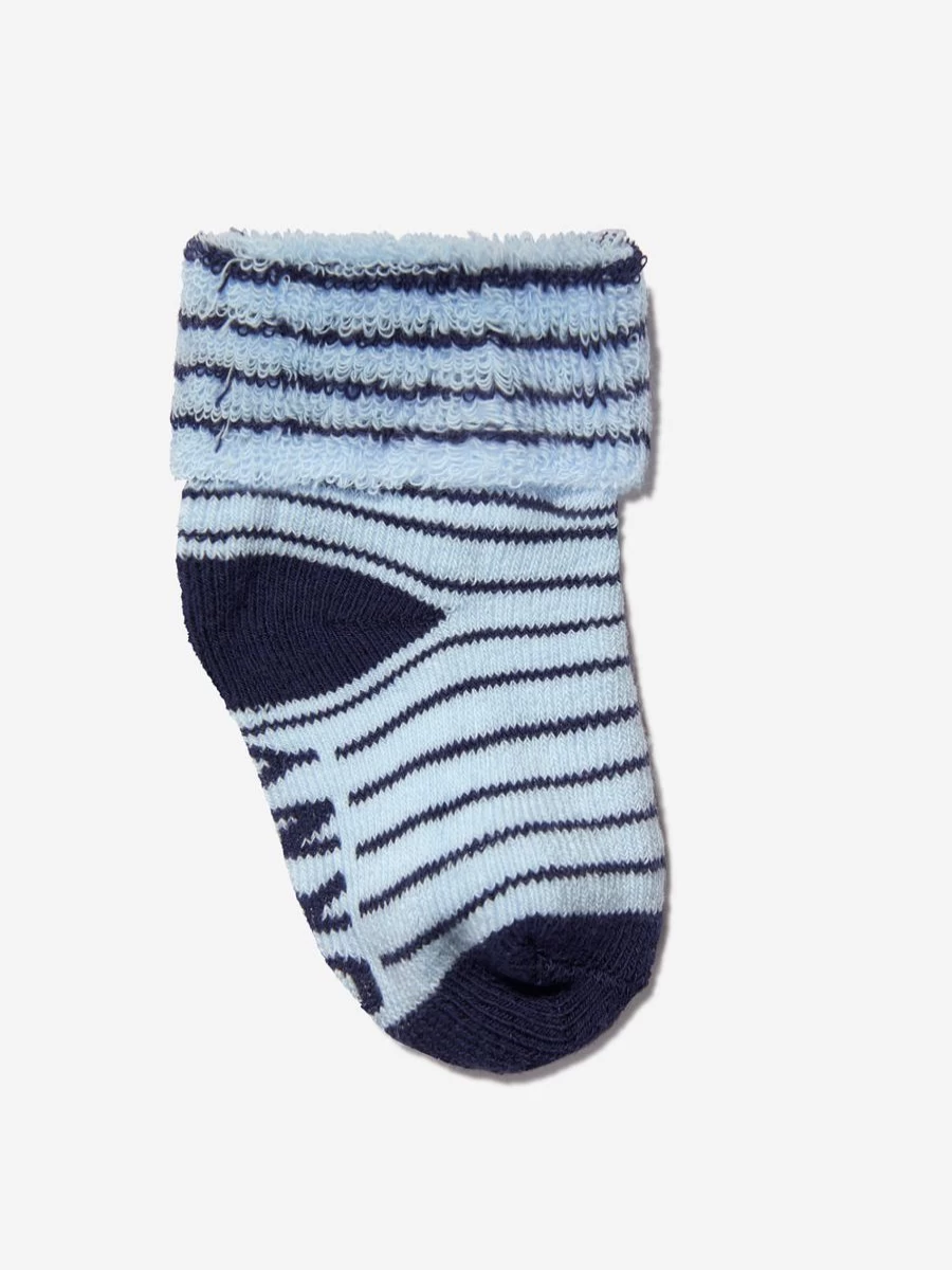 DKNY Baby Boys' Blue Socks Set - Soft & Comfortable Toddler Socks