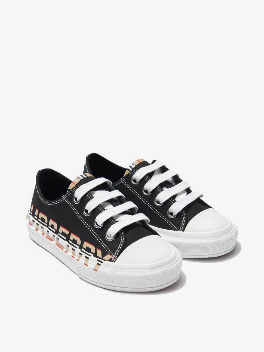 Burberry Girls' Mini Larkhall Lace-Up Sneakers | Kids Fashion Shoes by Childsplay Clothing