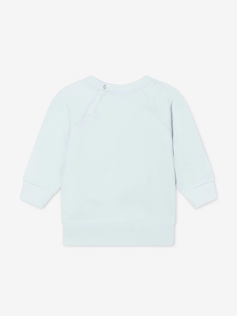 Gucci Kids Baby Blue Logo Sweatshirt for Infants