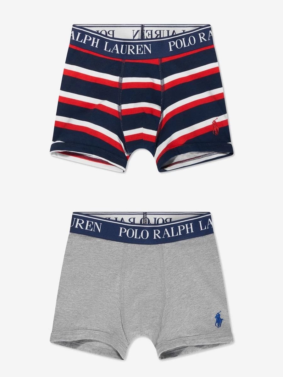 Ralph Lauren Teen Boys 2-Pack Multicolor Boxer Shorts Set