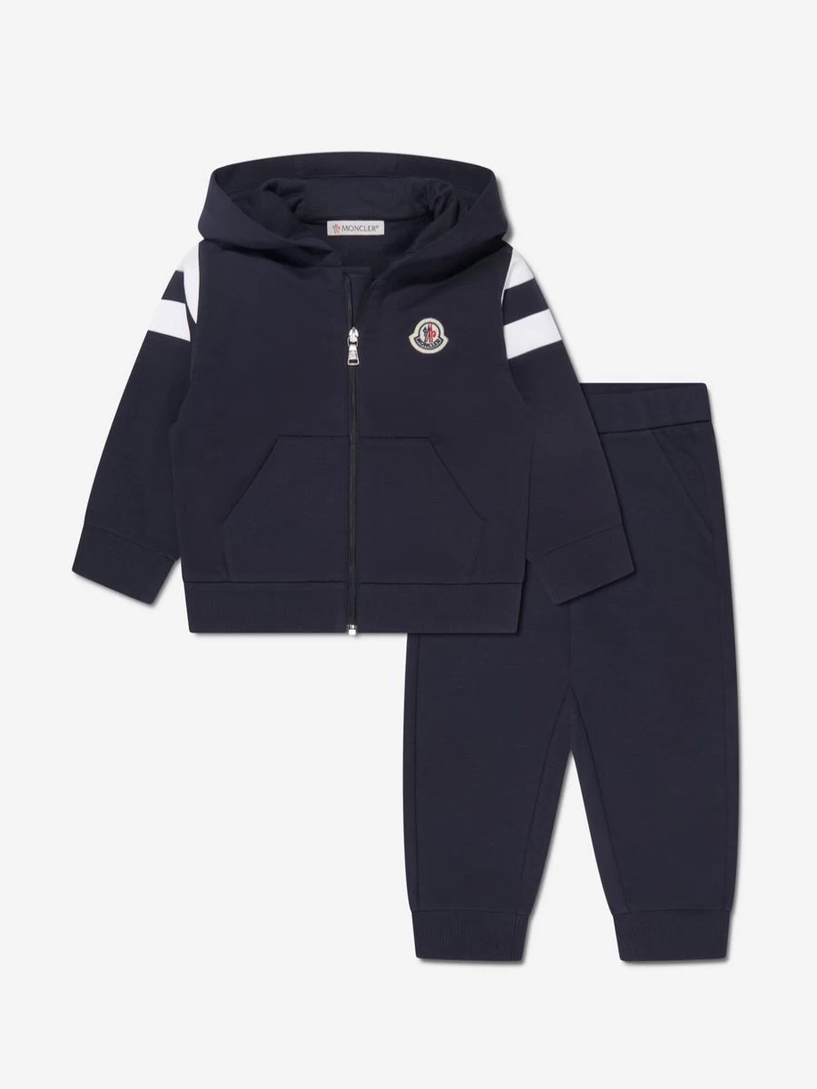 Moncler Enfant Boys Navy Tracksuit - Premium Kids Sportswear Outfit