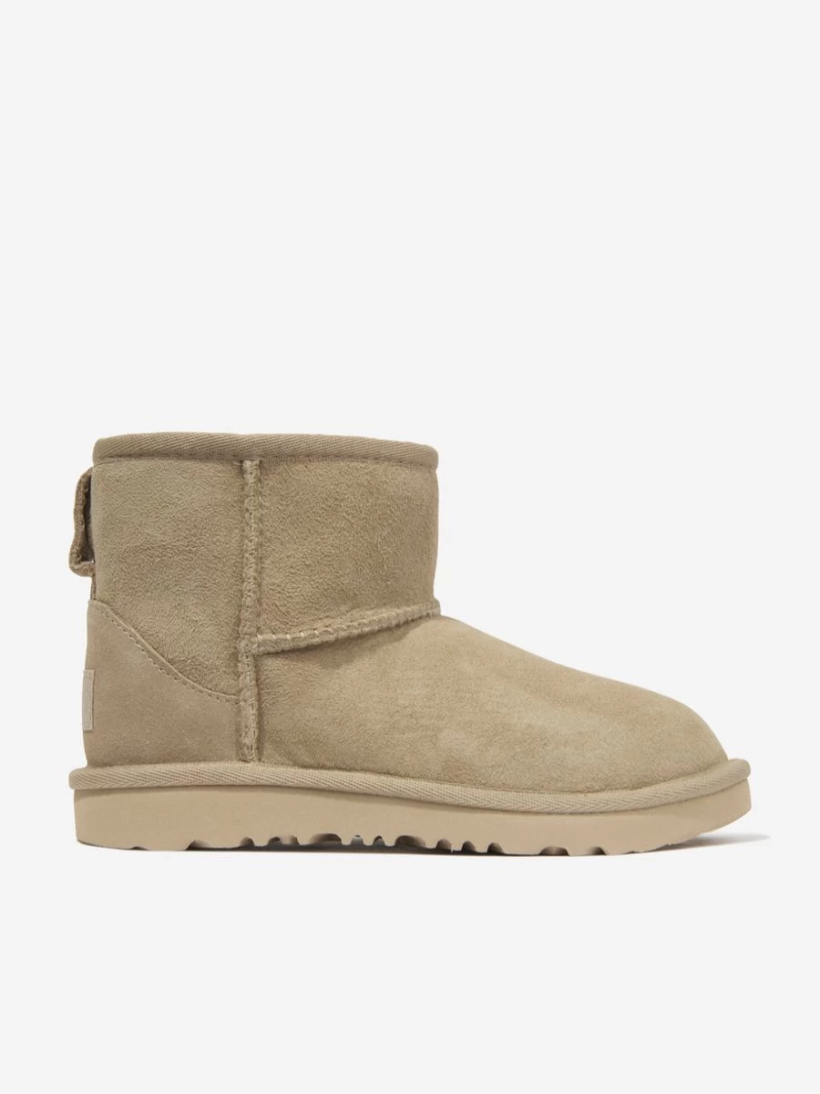 UGG Boys' Classic Mini II Boots in Beige - Kids' Comfortable Winter Footwear