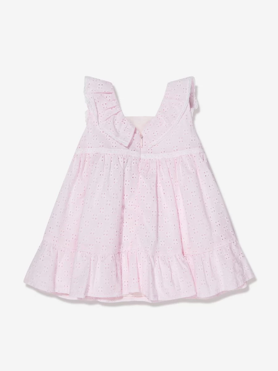 Patachou Baby Girls Pink Sleeveless Frilly Dress - Elegant & Comfortable Toddler Outfit