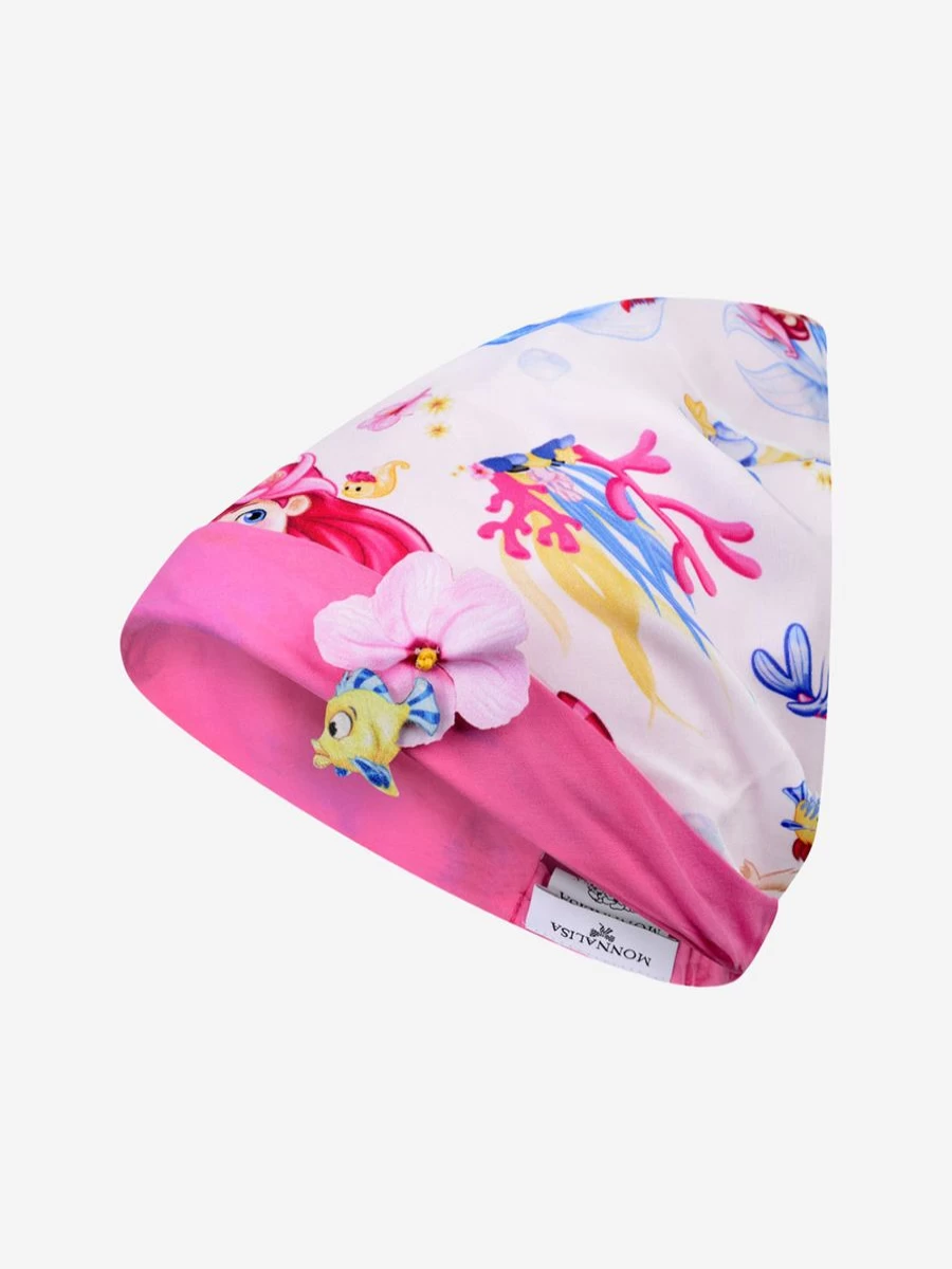 Monnalisa Teen Little Mermaid Bandana for Girls - Stylish Mermaid-Themed Accessory