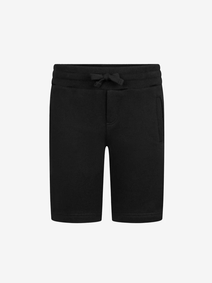 Dolce & Gabbana Kids Boys' Cotton Embroidered Logo Bermuda Shorts | Classic Comfort Summer Shorts for Boys