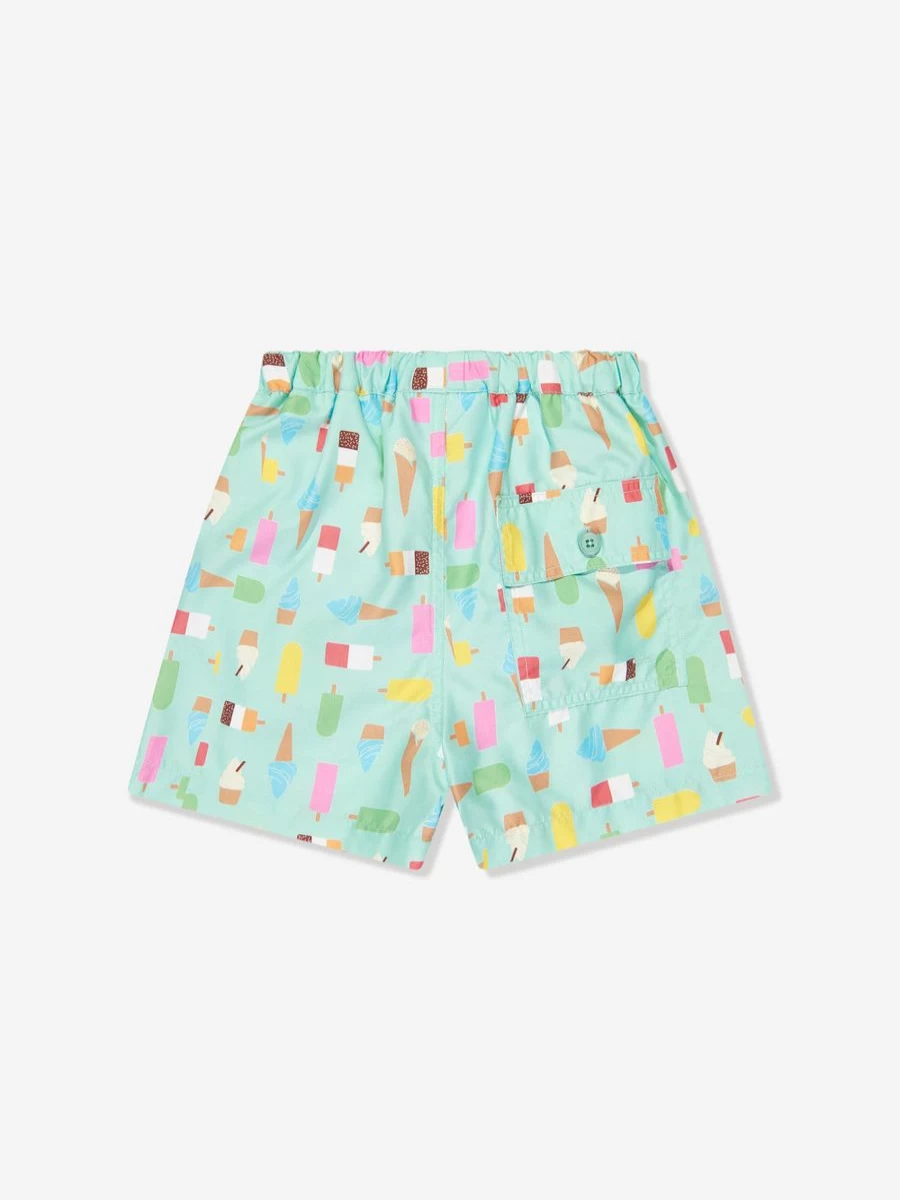 Rachel Riley Baby Boys' Blue Ice Lolly Print Swim Shorts