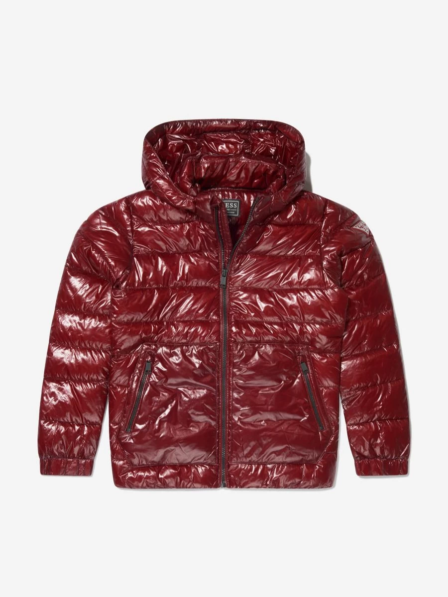 Guess Boys' Hooded Puffer Jacket - Winter Coat for Kids | Childsplay Clothing