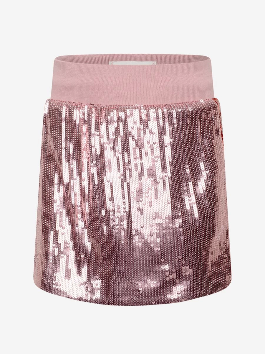 Alberta Ferretti Junior Girls Sparkly Sequin Skirt for Kids & Toddlers - Glittery Party Dress Skirt