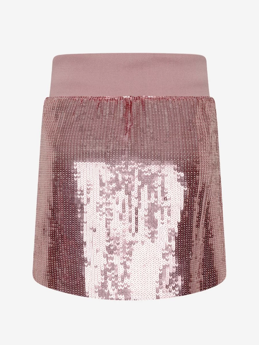 Alberta Ferretti Junior Girls Sparkly Sequin Skirt for Kids & Toddlers - Glittery Party Dress Skirt