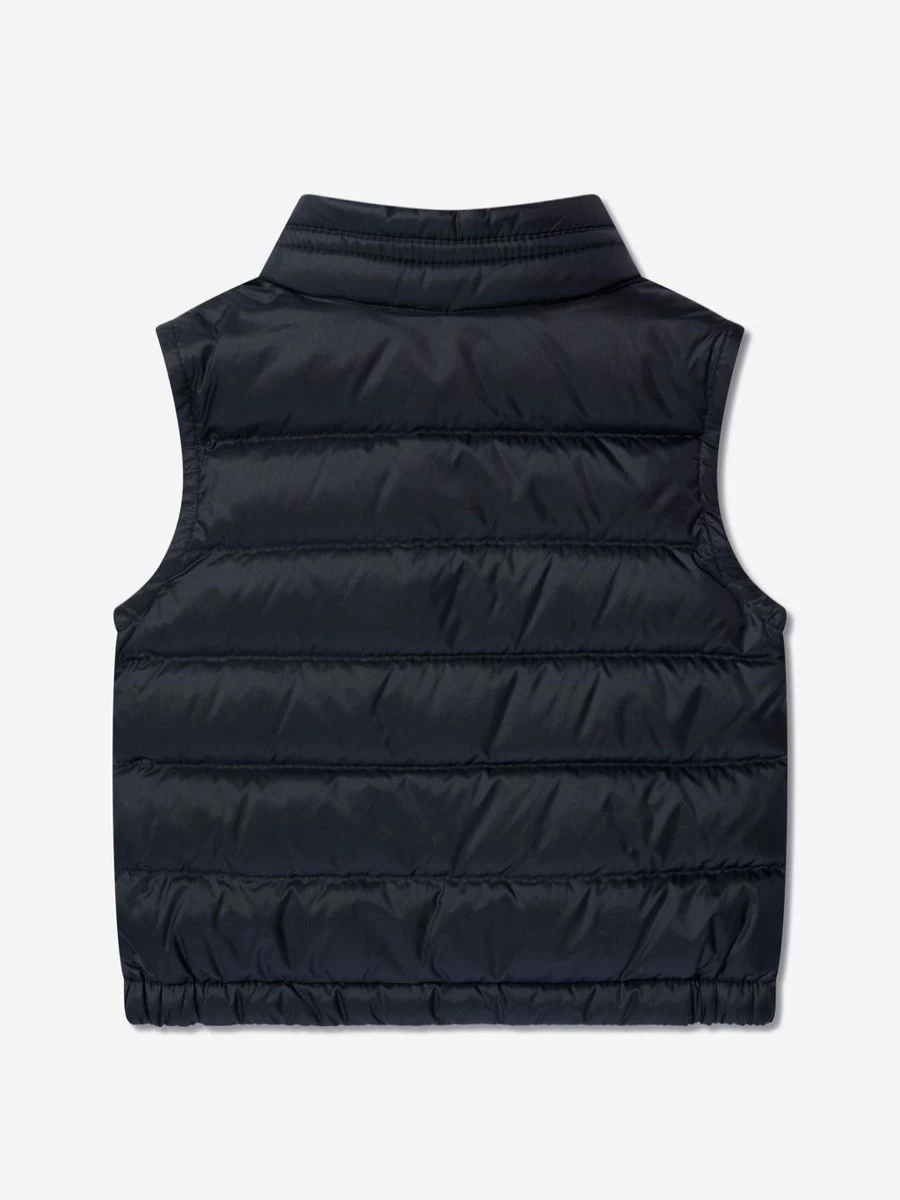 Moncler Enfant Baby Navy Down Padded Amaury Vest Gilet