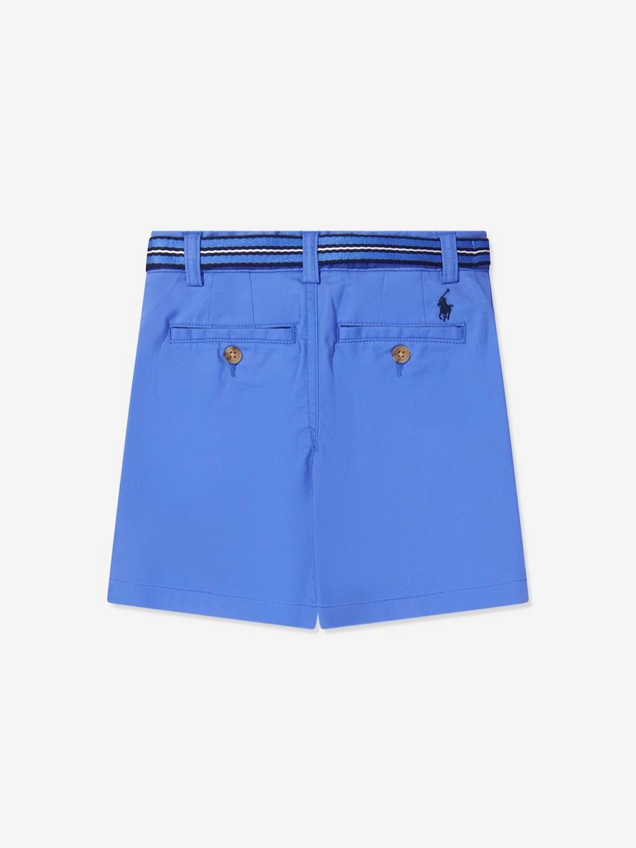 Ralph Lauren Kids Boys' Blue Bedford Shorts for Comfort and Style