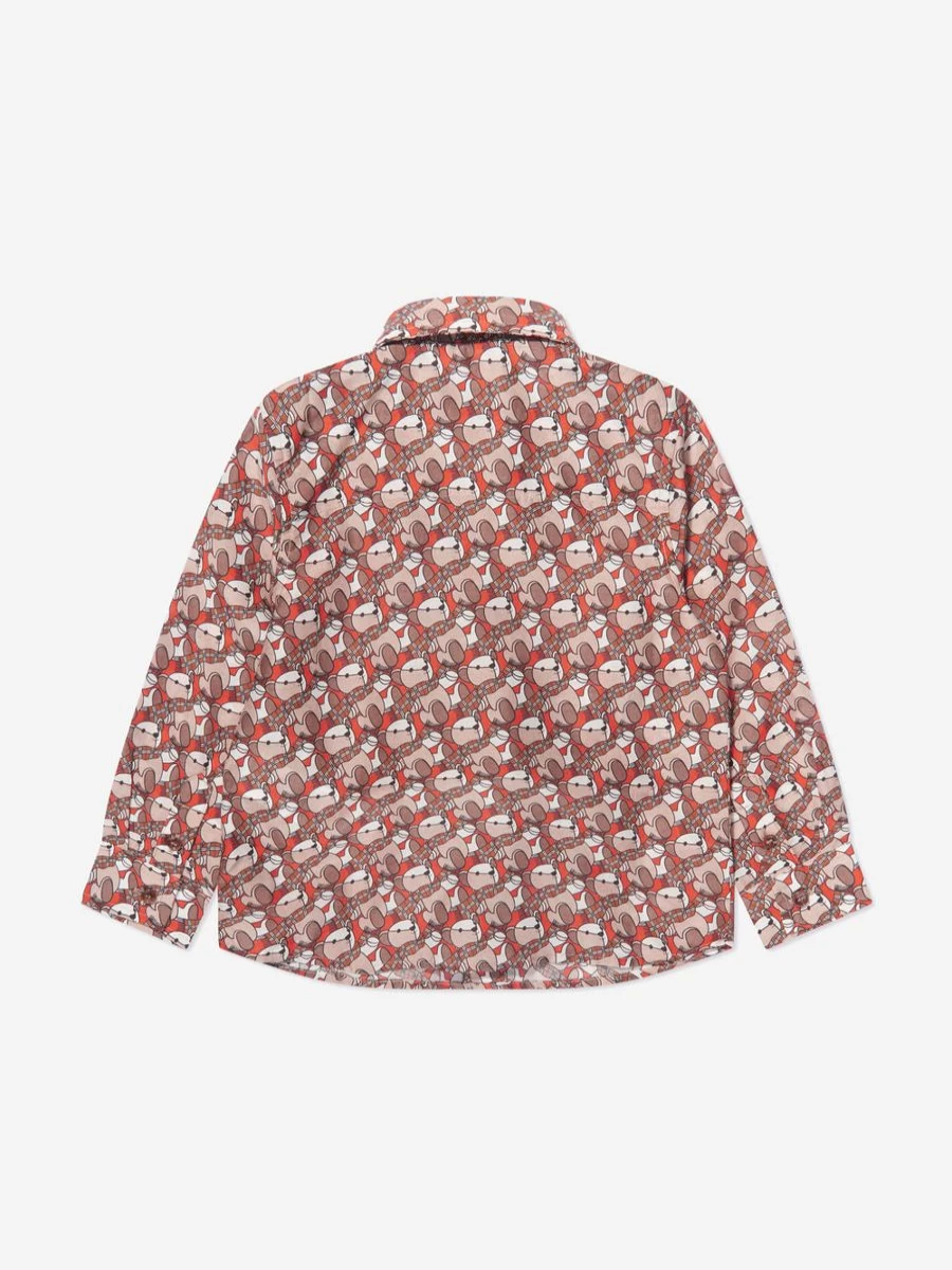 Burberry Kids Baby Boys Beige Mini Owen Shirt – Classic Casual Style