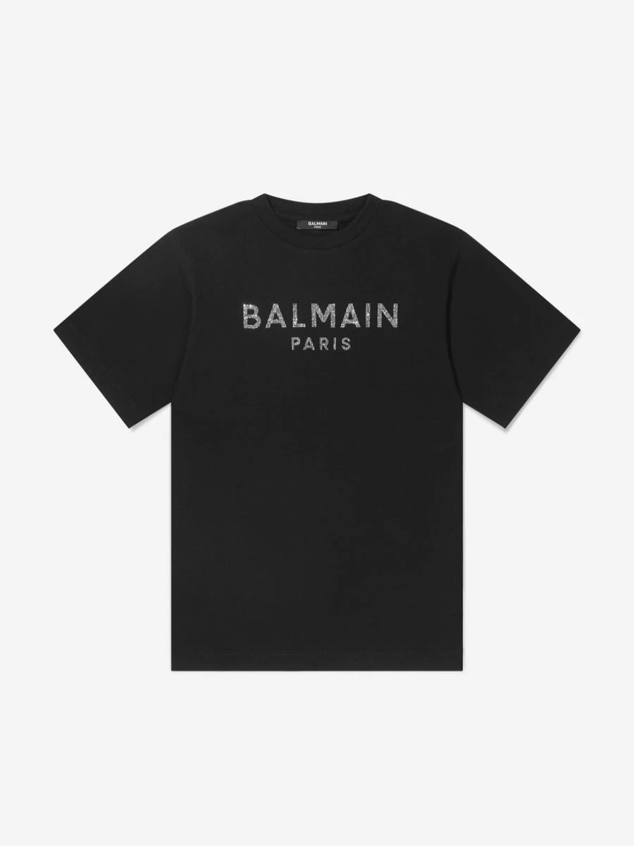 Balmain Teen Girls Wool Dress with Logo - Stylish & Elegant Childsplay Clothing