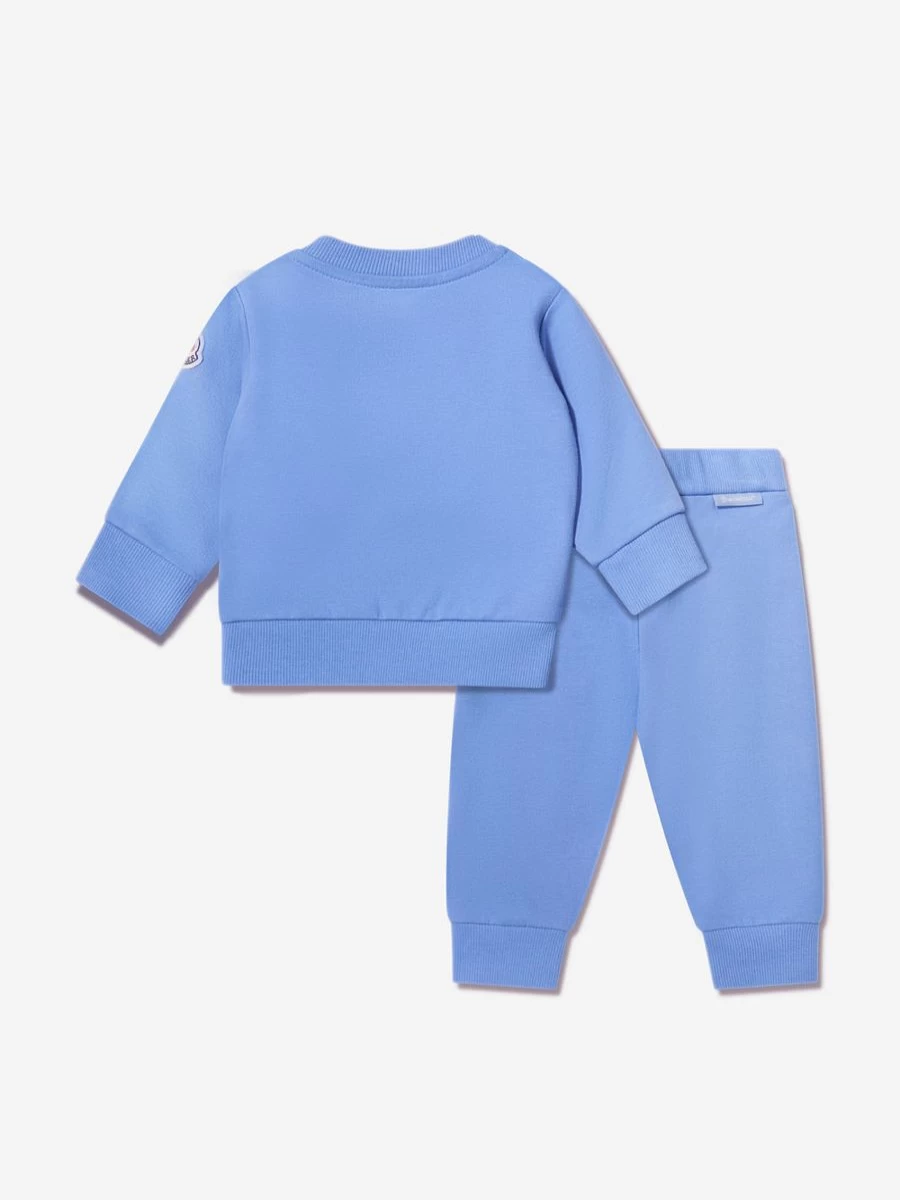 Moncler Enfant Baby Boys Blue Logo Tracksuit - Comfortable & Stylish Outfit
