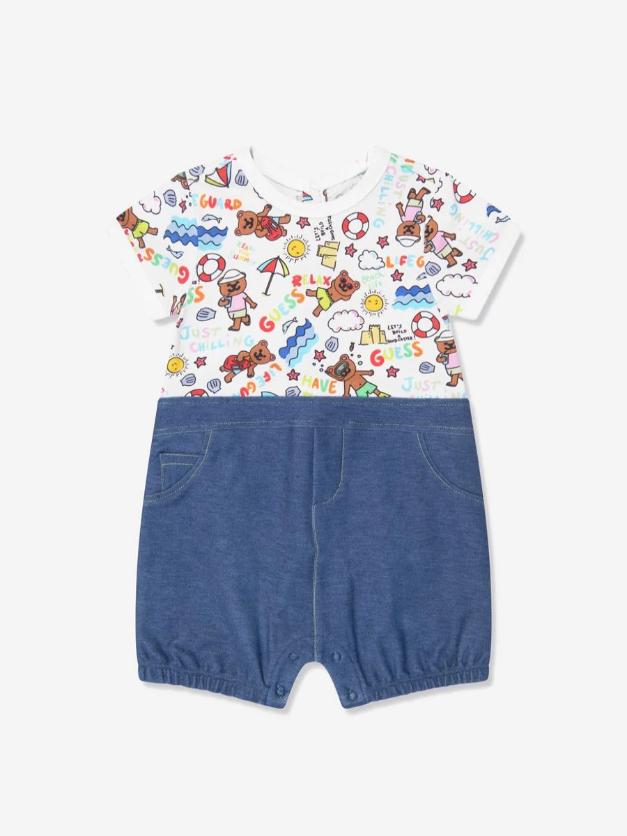 Guess Baby Girls Summer Shorts - Colorful & Comfortable Summer Outfit