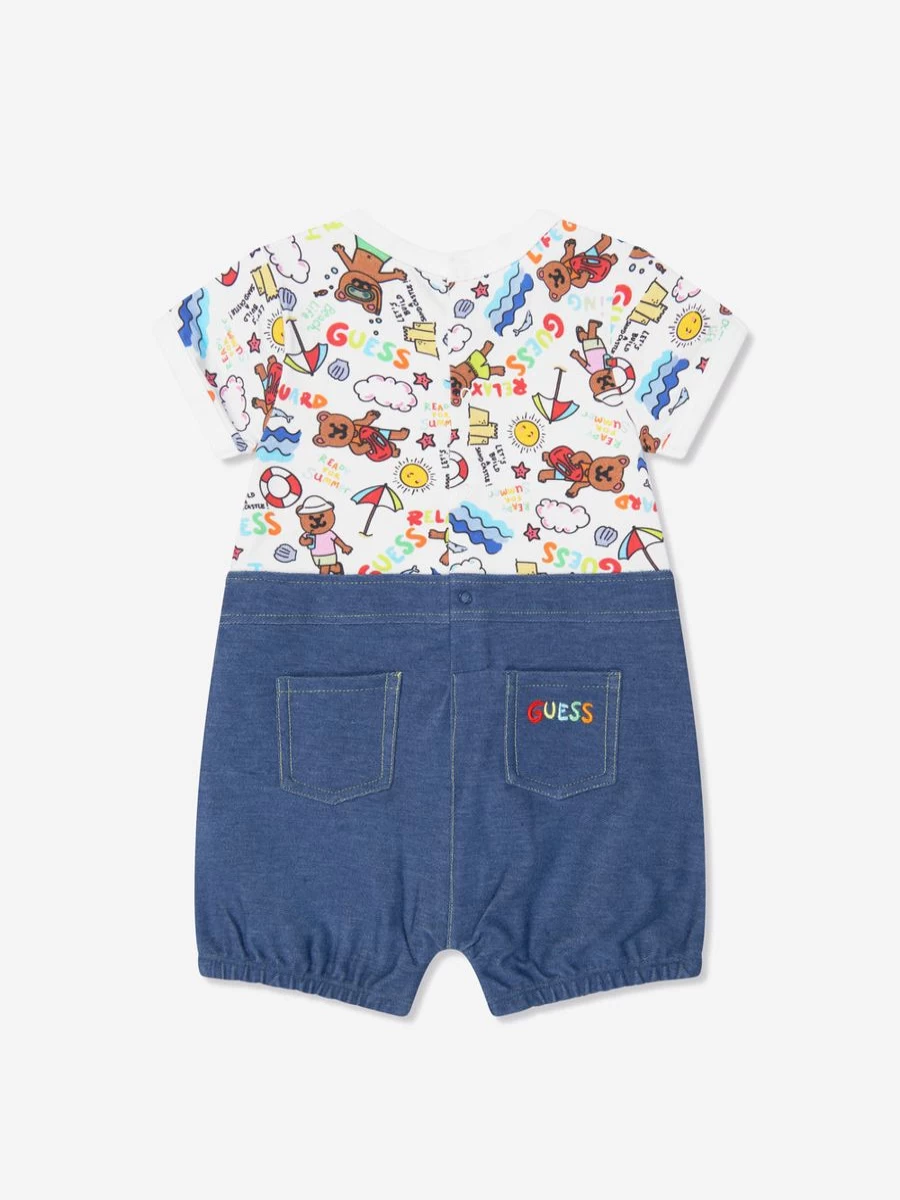 Guess Baby Girls Summer Shorts - Colorful & Comfortable Summer Outfit
