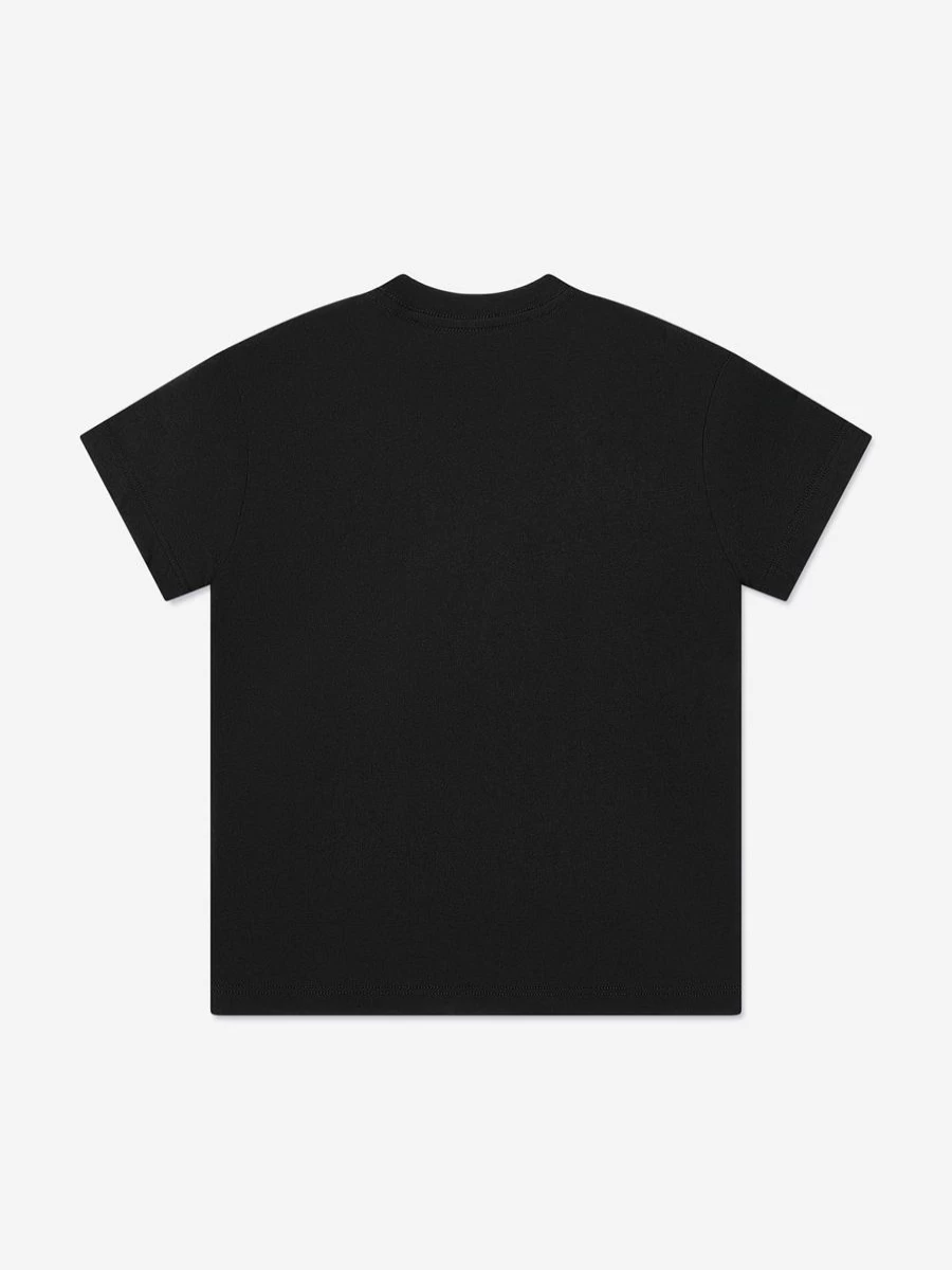 Amiri Boys Black Kids Bar Logo T-Shirt for Children
