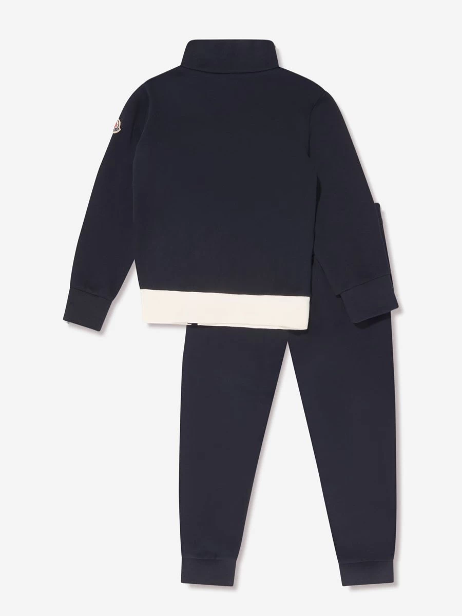 Moncler Enfant Navy Logo Tracksuit for Teen Boys - Stylish & Comfortable