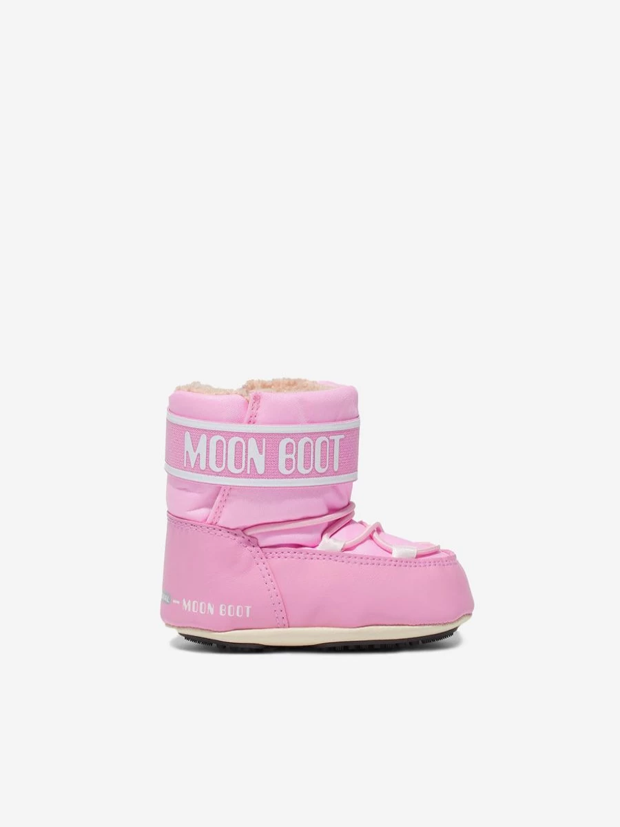 Moon Boot Baby Girls' Soft Crib Booties | Cozy & Stylish First Walkers | Childsplay Clothing
