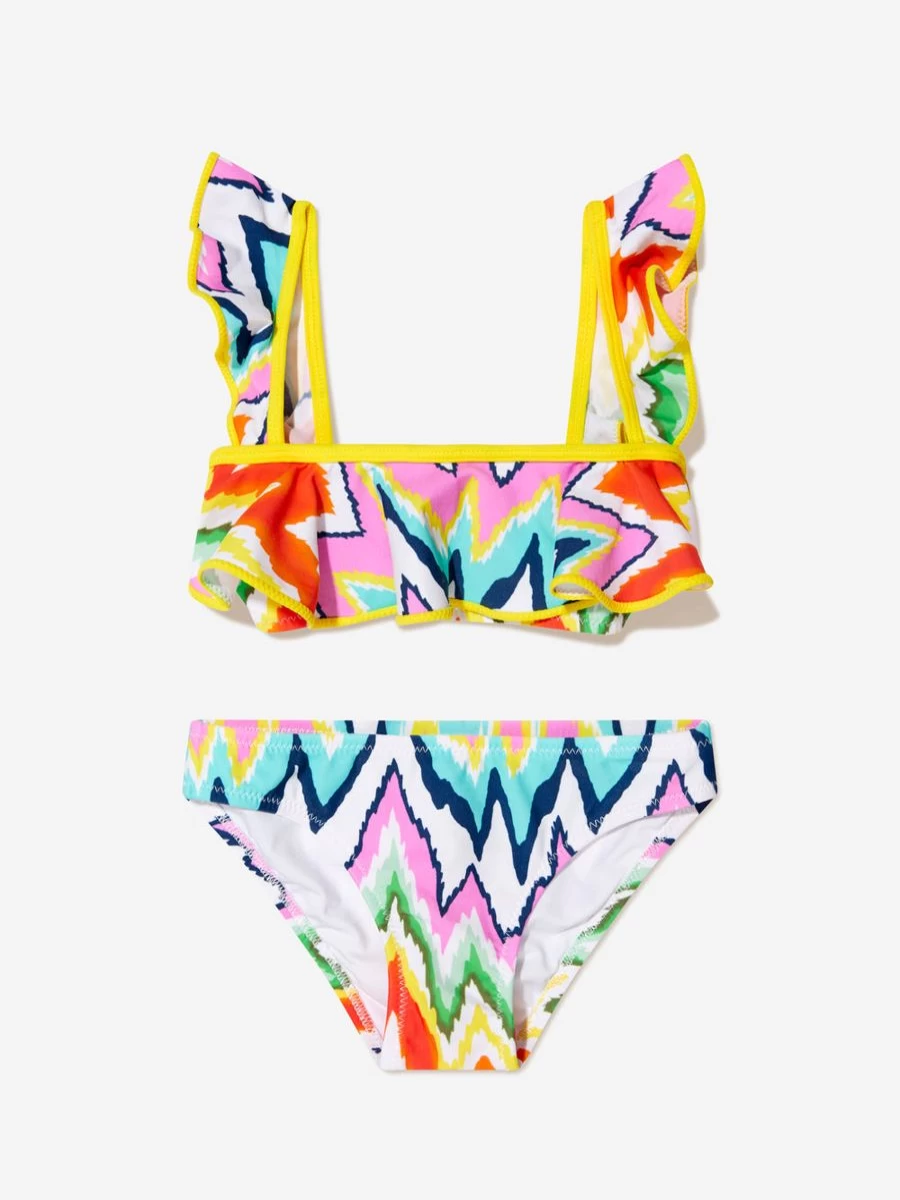 Nessi Byrd Teen Akeno Zig Zag Bikini - Multicolor Swimwear for Girls | Childsplay Clothing