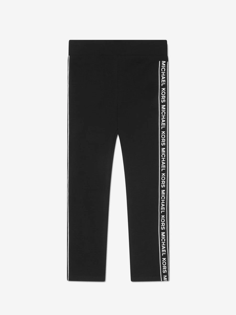 Michael Kors Girls' Logo Tape Leggings for Kids - Stylish & Comfortable Athletic Pants