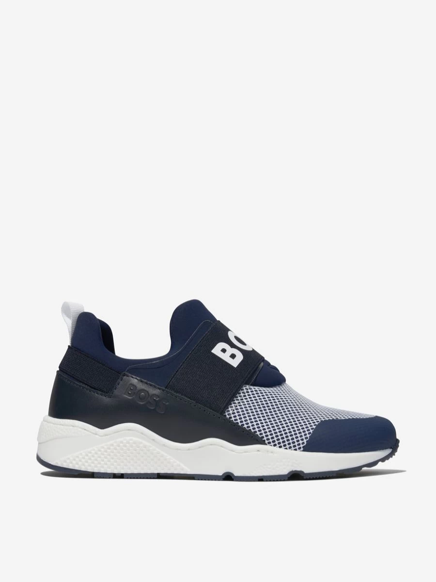 BOSS Teen Boys' Branded Slip-On Sneakers | Stylish & Comfortable Trainers