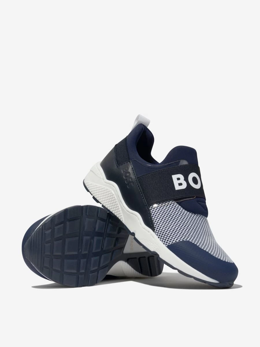 BOSS Teen Boys' Branded Slip-On Sneakers | Stylish & Comfortable Trainers