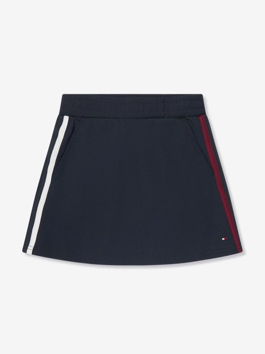 Tommy Hilfiger Teen Girls Navy Stripe Skater Skirt - Global Punto Design
