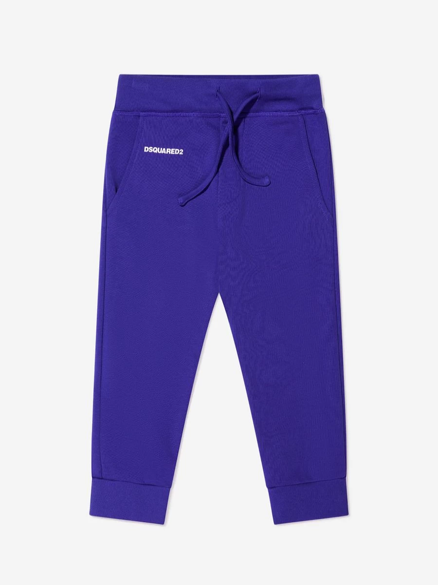 Dsquared2 Kids Boys Blue Sports Joggers | Edition.07 Track Pants for Active Boys