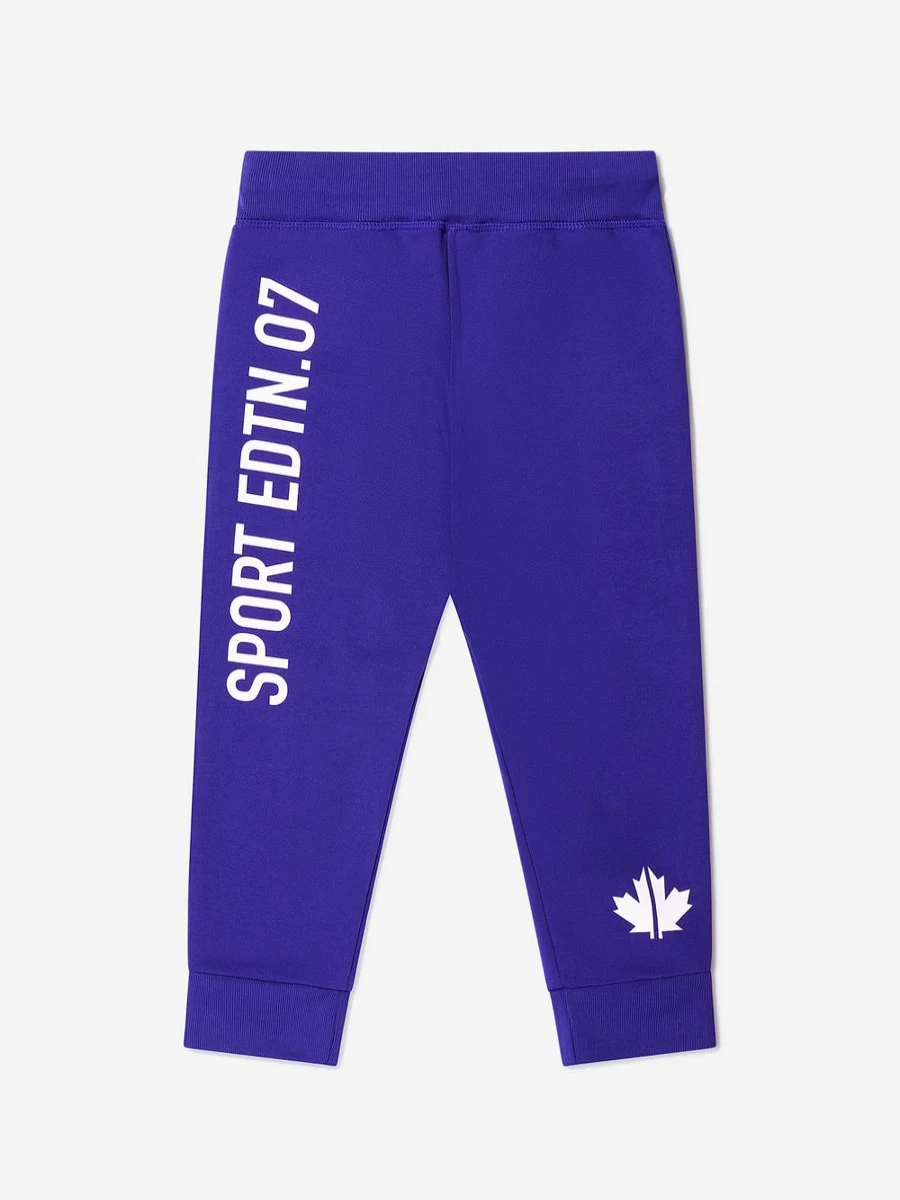 Dsquared2 Kids Boys Blue Sports Joggers | Edition.07 Track Pants for Active Boys