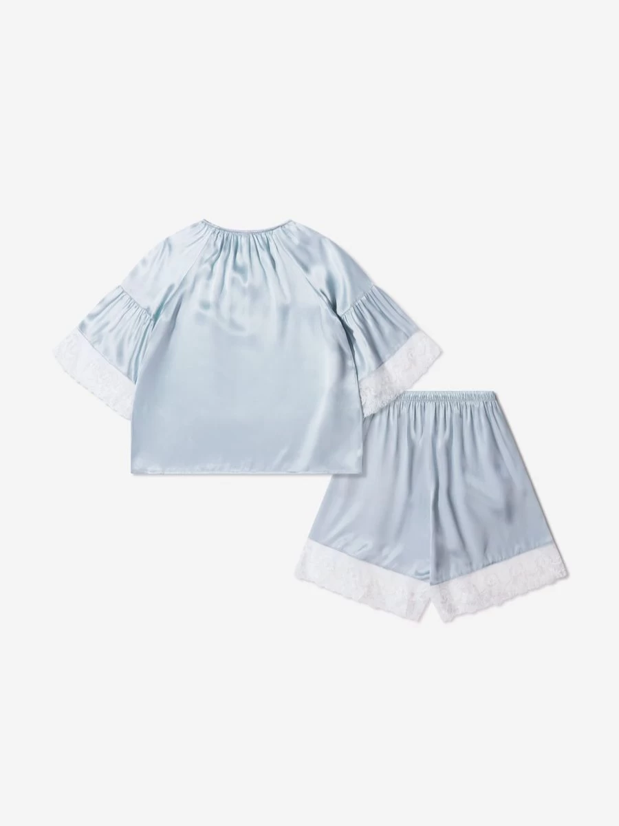 Amiki Teen Girls' Silk Adriana Pyjamas - Luxurious Sleepwear for Teens